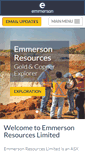 Mobile Screenshot of emmersonresources.com.au